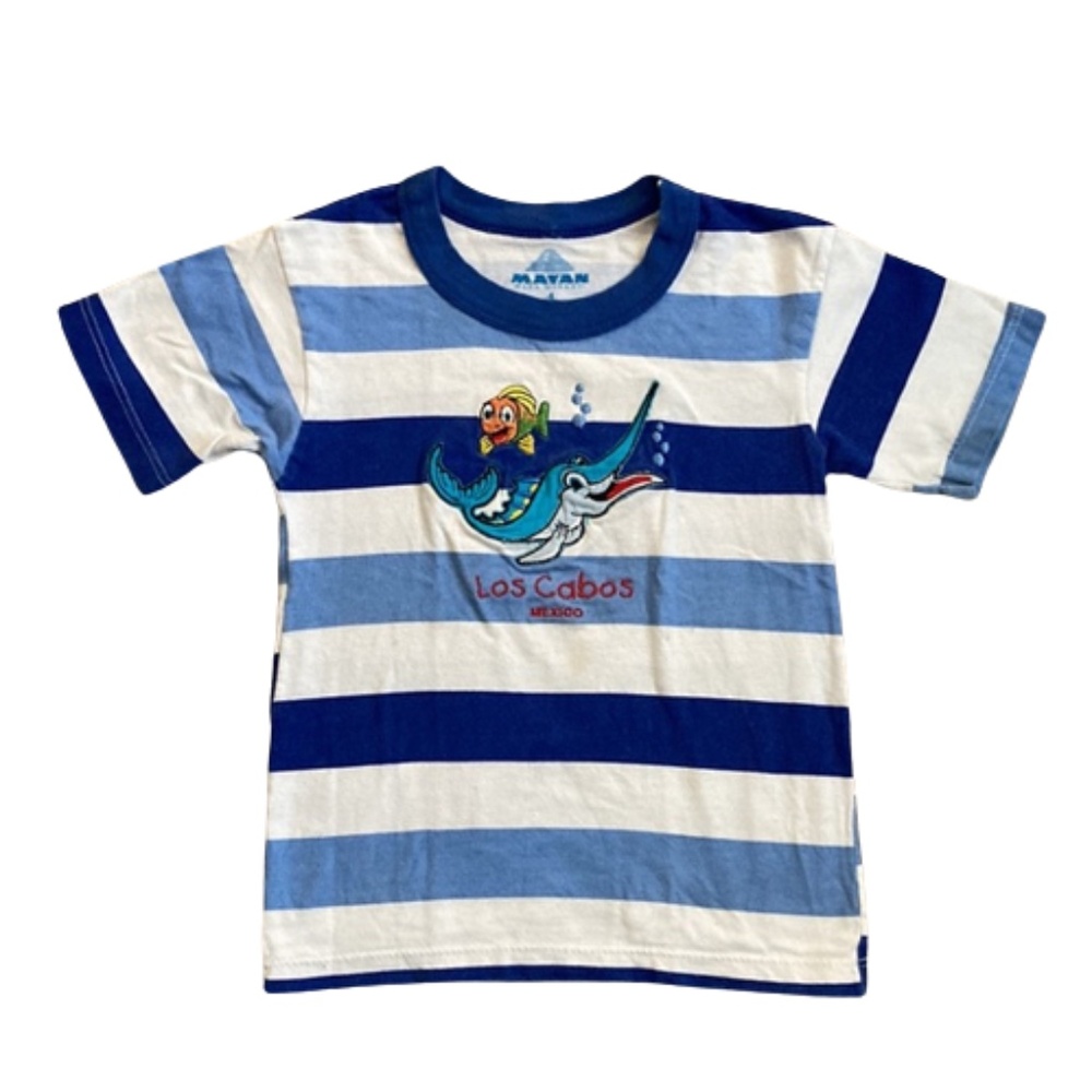 T shirt embroidered Fish Cabo San Lucas MEXICO SOUVERNIR Cabo nautical